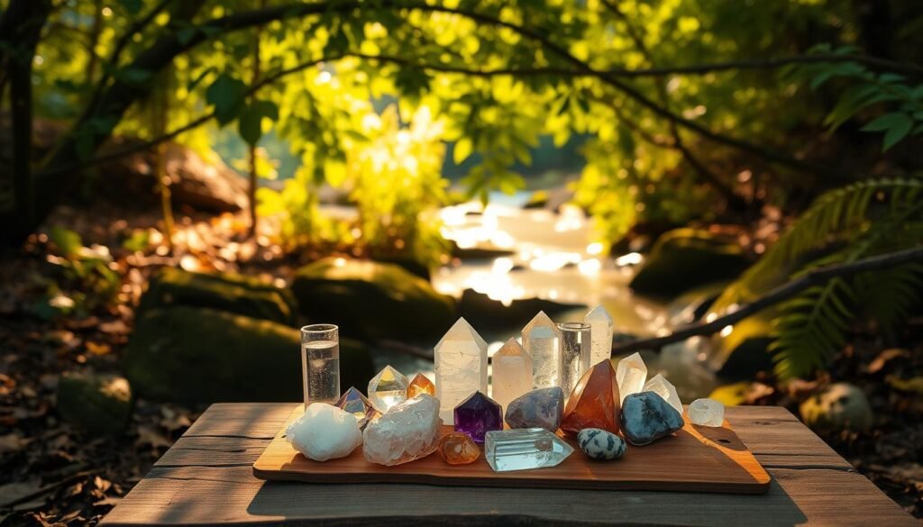 crystal charging station