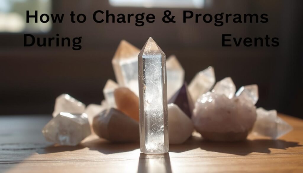 crystal charging with natural light
