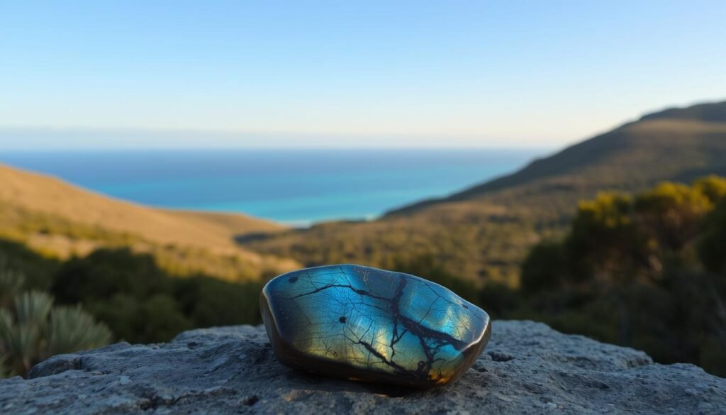 labradorite stone in Australian culture